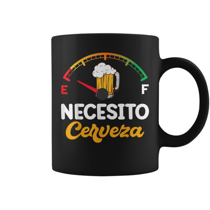 Mexican Beer Necesito Cerveza Sayings Coffee Mug