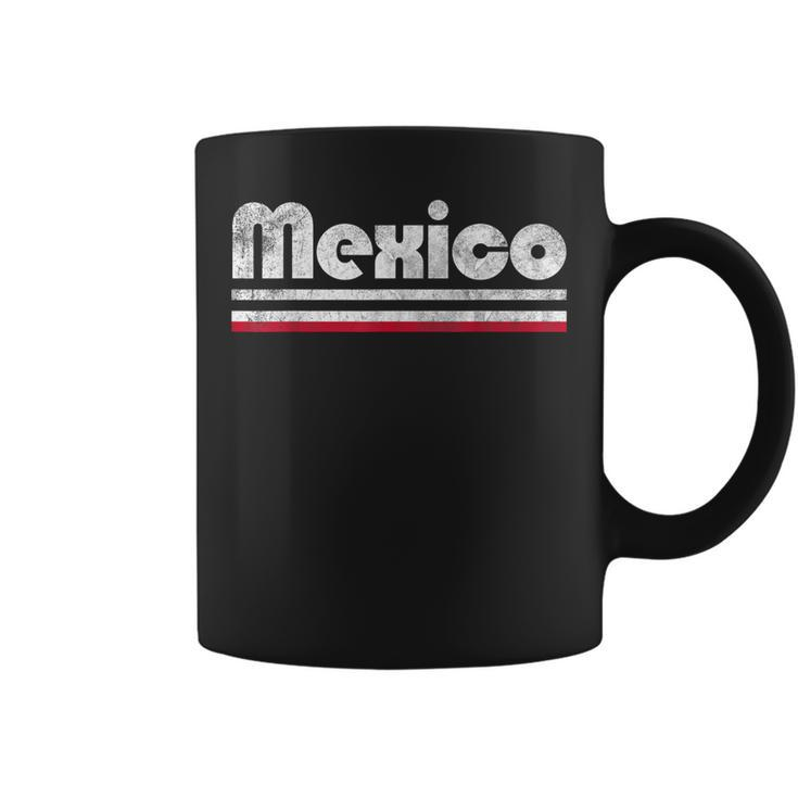Mexican Patriot Retro Vintage Flag Mexico Coffee Mug