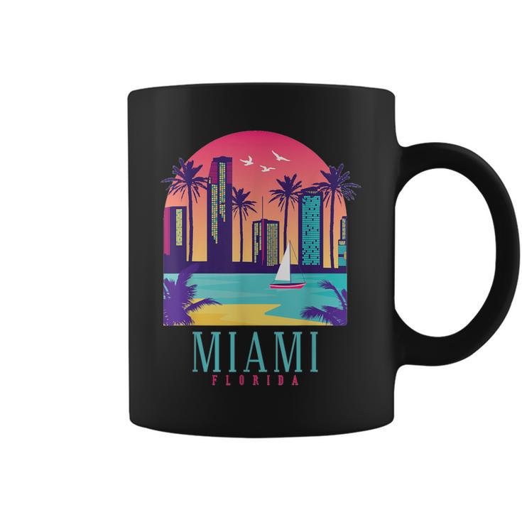 Miami Florida Vintage Retro Usa America Souvenir Coffee Mug