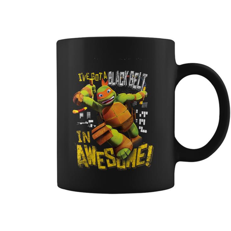 Michelangelo I've Got A Blackbelt In Awesome Coffee Mug