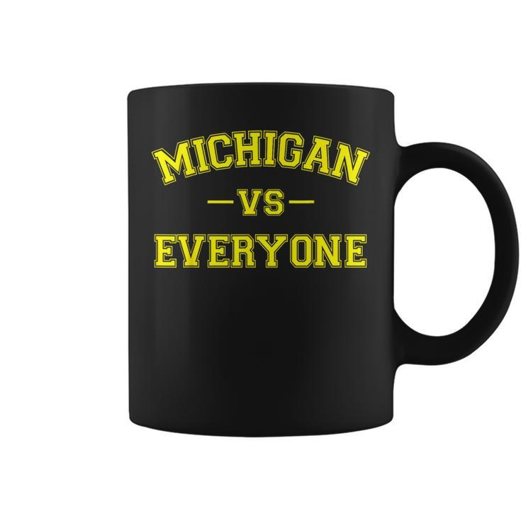 Michigan Vs Everyone Battle Coffee Mug
