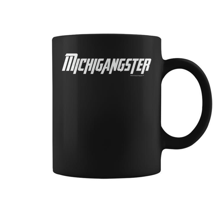 Michigangster Detroit Michigan Midwest Mitten Coffee Mug