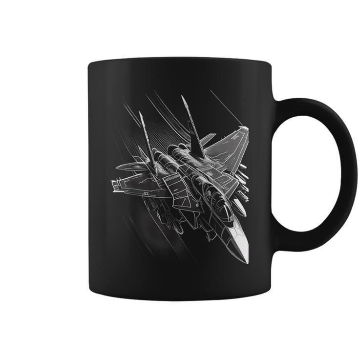 Military's Jet Fighters Aircraft Plane Graphic Coffee Mug