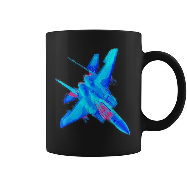 Military's Jet Fighters Aircraft Plane F22 Raptor Coffee Mug