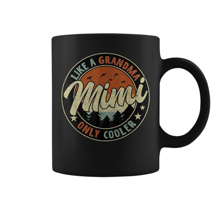 Mimi Like A Grandma Only Cooler Retro Mother's Day Coffee Mug