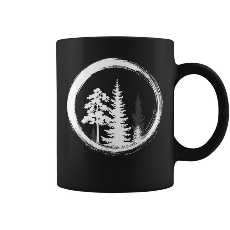 Minimalist Tree Forest Outdoors And Nature Graphic Coffee Mug
