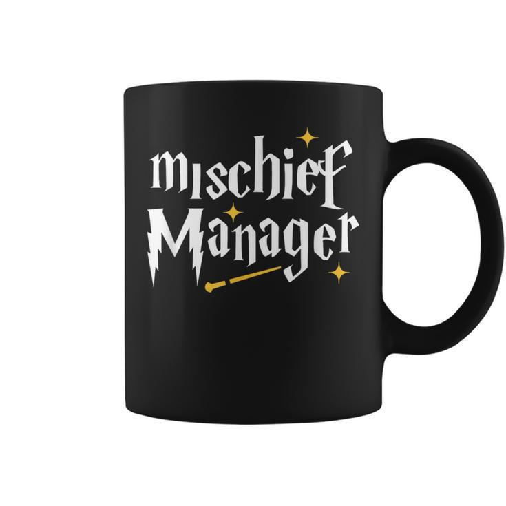 Mischief Manager Teacher Life Mom Dad Coffee Mug