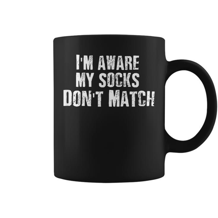 Mismatched Socks Socks Don't Match Coffee Mug