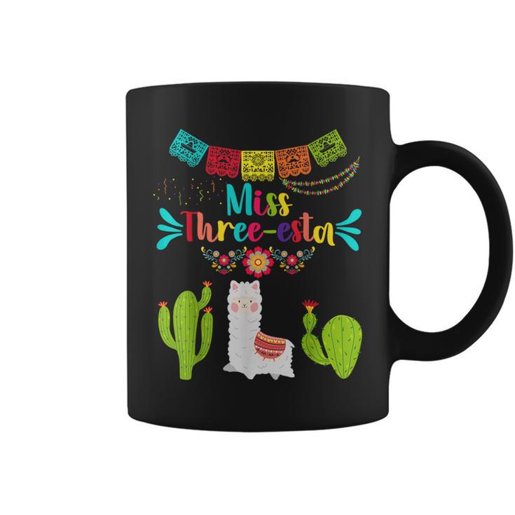 Miss Fiesta Three-Esta Girl 3Rd Birthday Mexican Party Coffee Mug