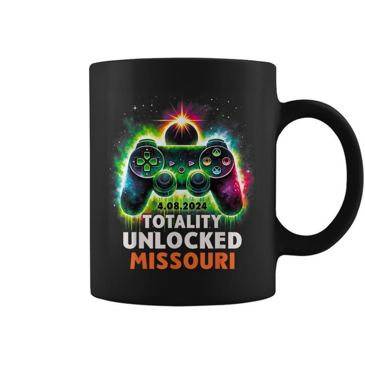 Missouri Total Solar Eclipse 2024 Video Game Gamer Coffee Mug