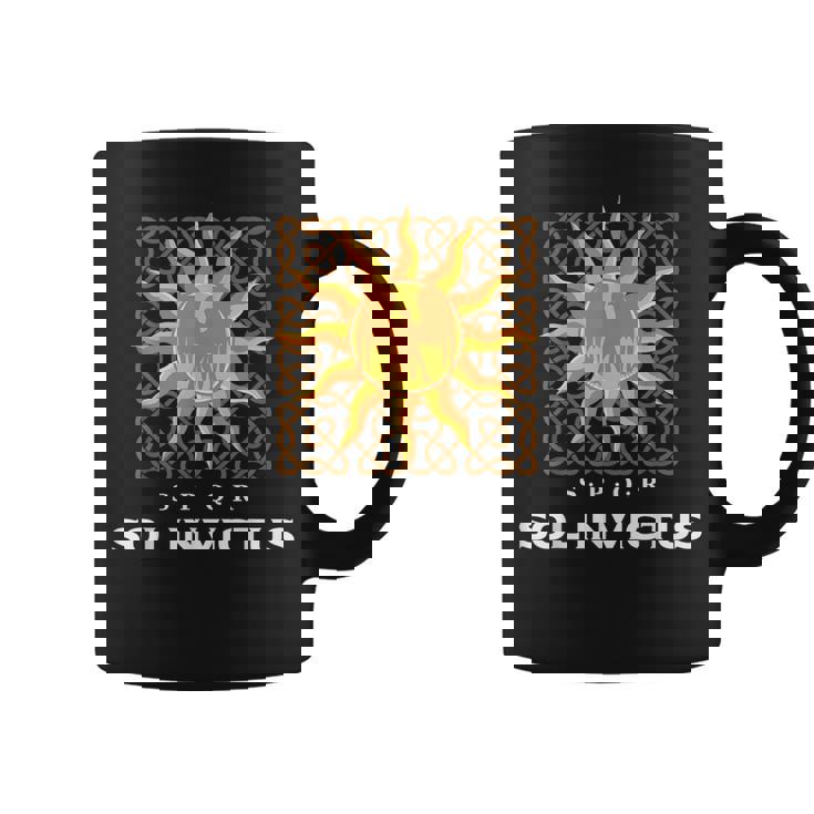 Mitología Romana Antigua Sol Invictus Águila Romana Spqr Taza de café