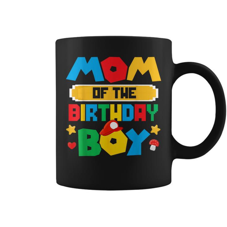 Mom Of The Birthday Boy Game Gaming Mom And Dad Family Coffee Mug
