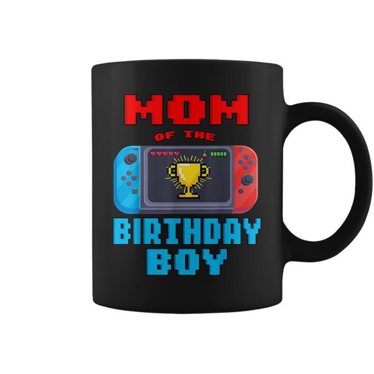 Mom Of The Birthday Boy Video Games Theme Bday Matching Coffee Mug