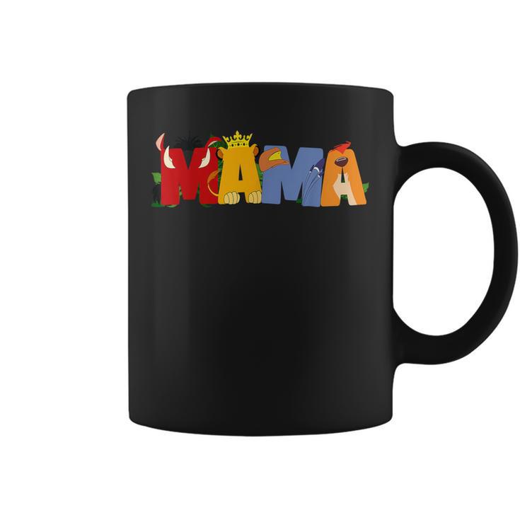 Mom And Dad Mama Of The Birthday Boy Lion Family Matching Coffee Mug