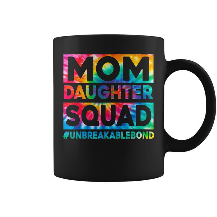 Mom And Daughter Squad Unbreakable Bond Tie Dye Print Coffee Mug