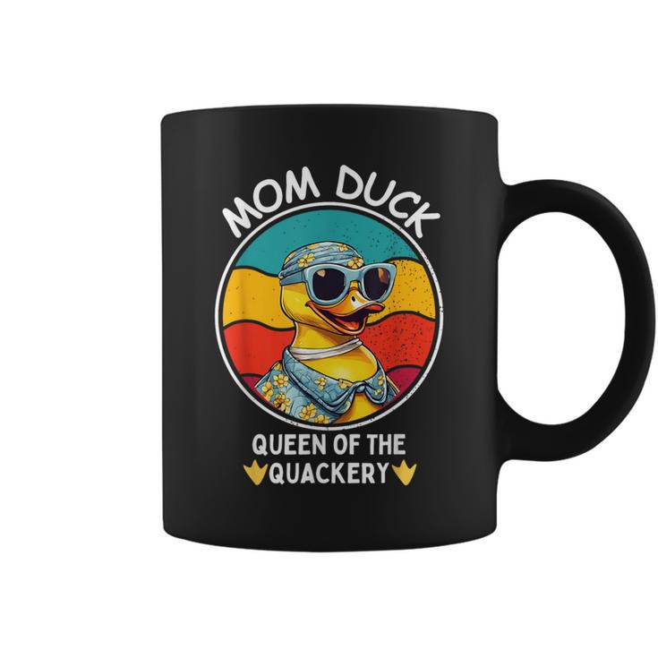 Mom Duck Queen Of The Quackery Mama Duck Mother's Day Coffee Mug