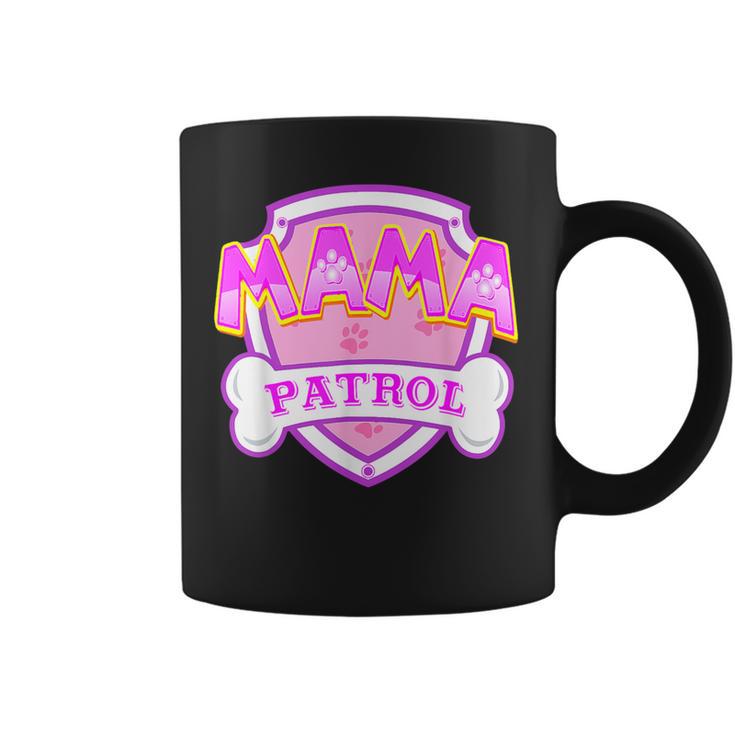 Mom Mama Of The Birthday Boy Girl Dog Paw Family Matching Coffee Mug