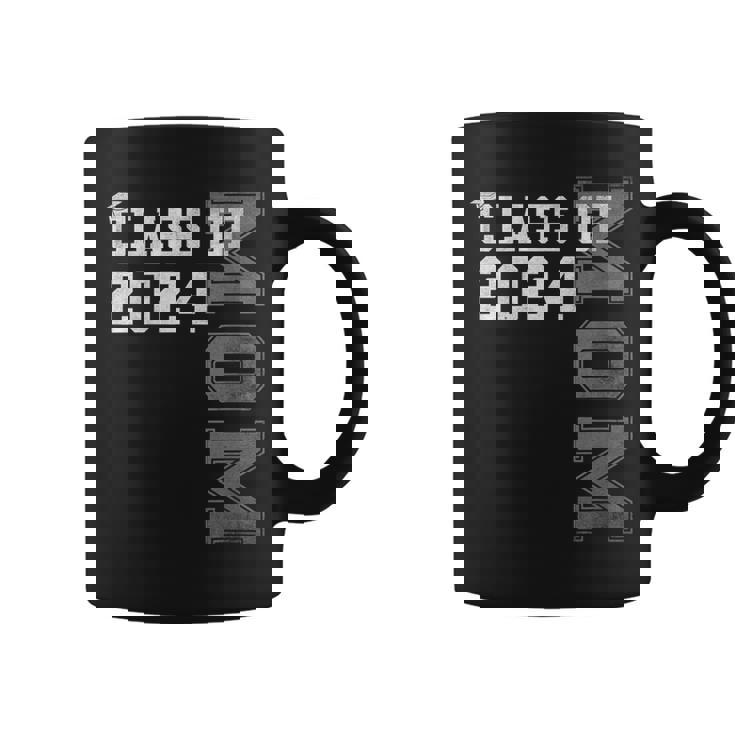 Mom Mother Senior 2024 Proud Mom Of A Class Of 2024 Graduate Coffee Mug