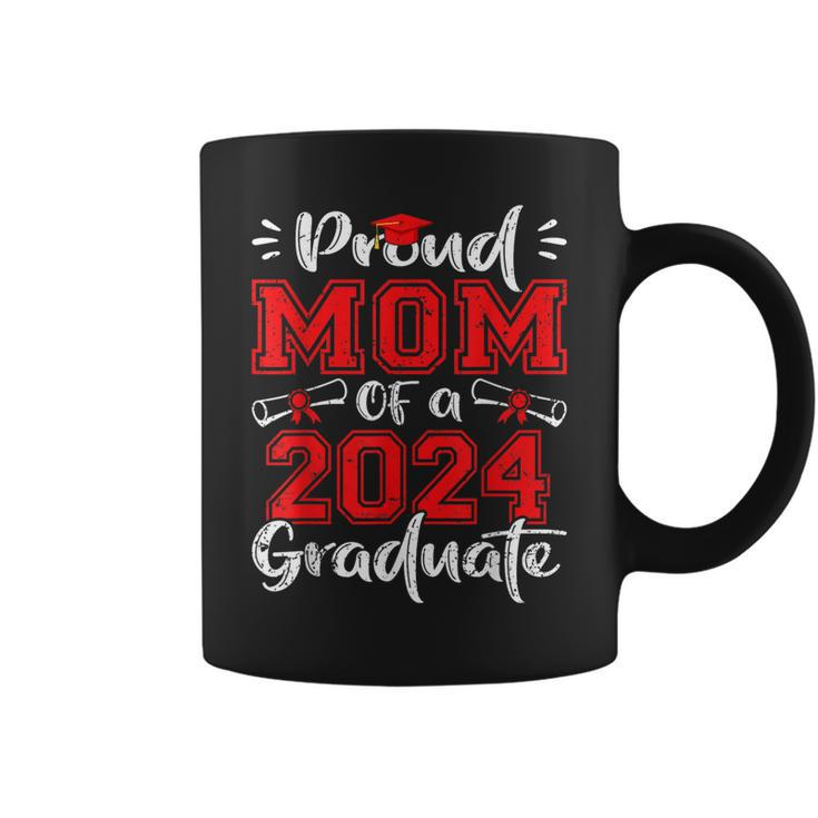 Mom Senior 2024 Proud Mom Of A Class Of 2024 Graduate Coffee Mug