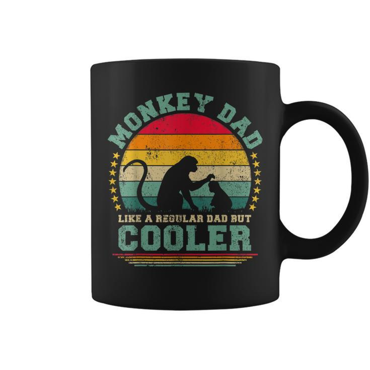 Monkey Dad Like A Regular Dad But Cooler Father's Day Coffee Mug