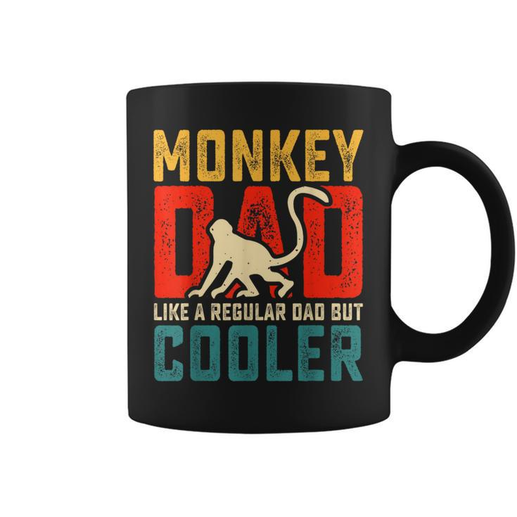 Monkey Dad Like A Regular Dad But Cooler Father's Day Coffee Mug