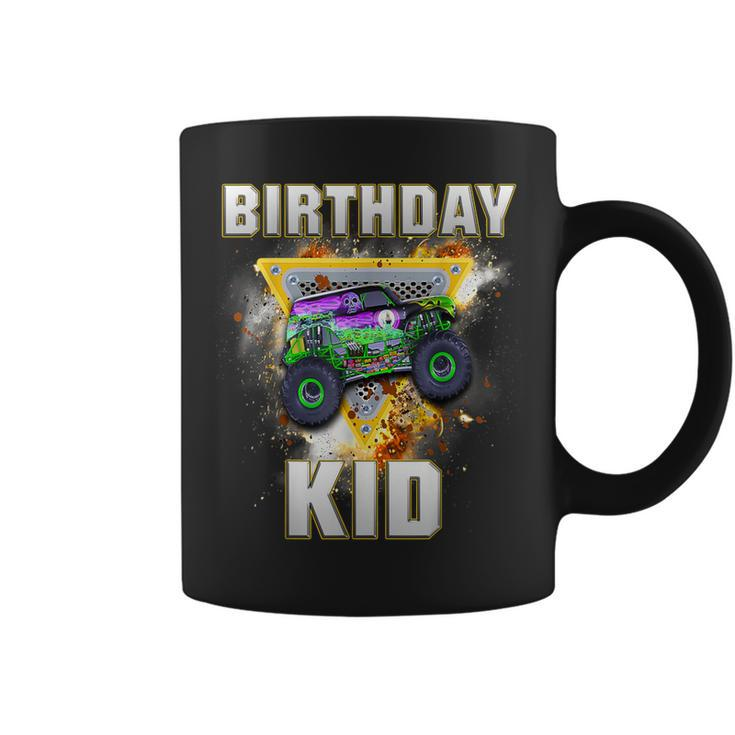 Monster Truck Birthday Kid Monster Truck Are My Jam Lovers Coffee Mug