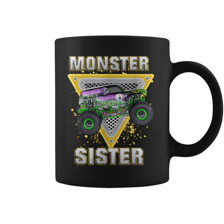 Monster Truck Sister Monster Truck Are My Jam Truck Lovers Coffee Mug