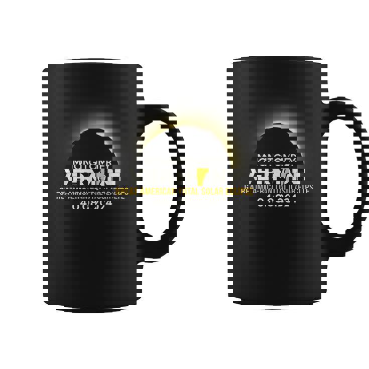 Montgomery Vermont Vt Total Solar Eclipse 2024 Coffee Mug