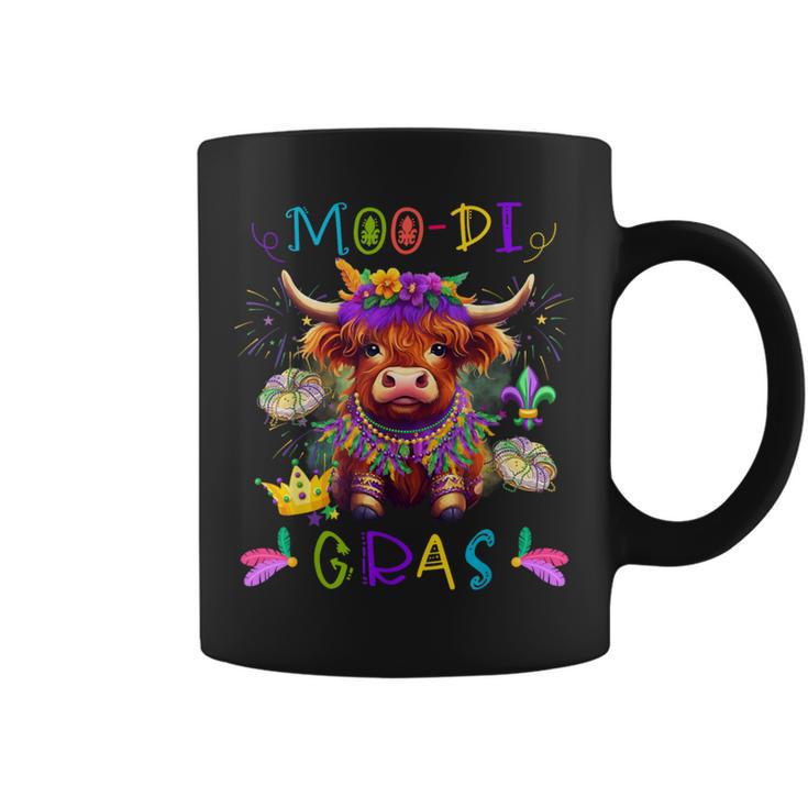 Moo-Di Mardi Gras Bead Heifer Fat Tuesday Festival Costume Coffee Mug