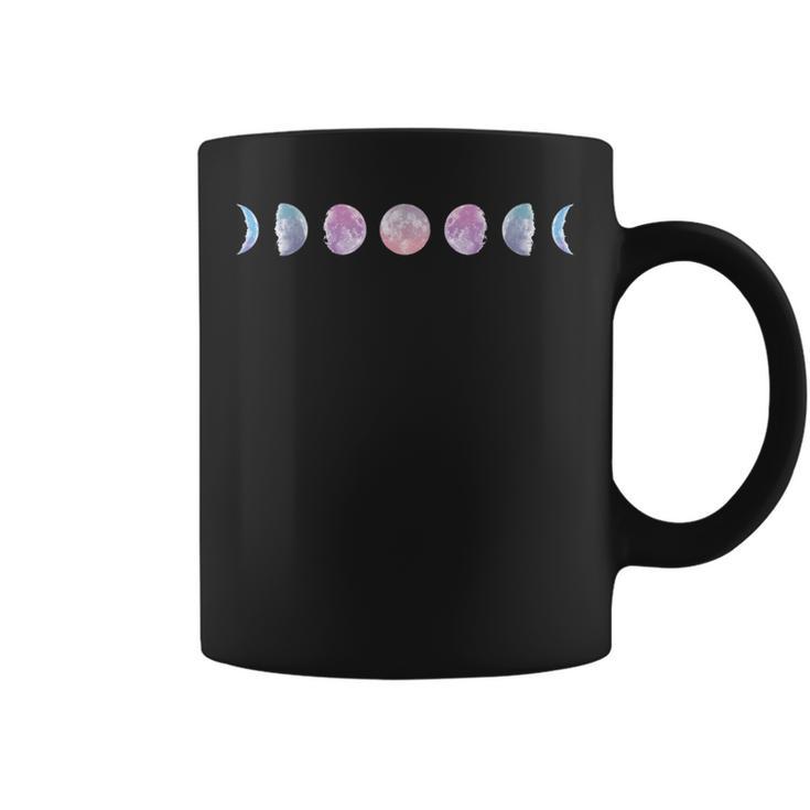 Moon Phases Colorful Moon Phases Coffee Mug