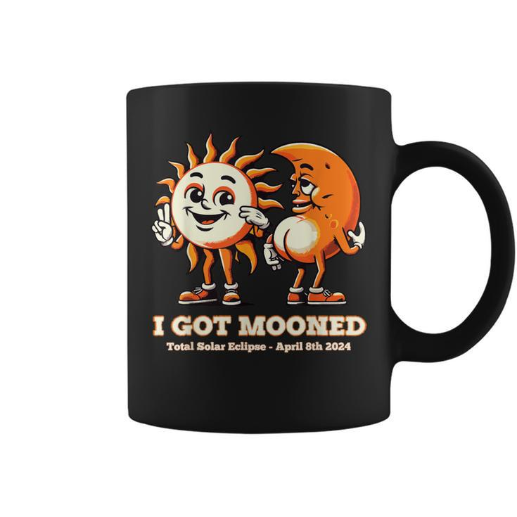 I Got Mooned Total Solar Eclipse America April 8 2024 Coffee Mug