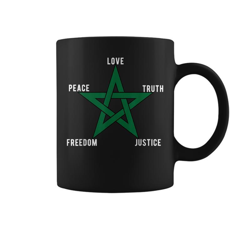 Moorish Moroccan Flag Proud Moor LTPFJ Morocco Coffee Mug