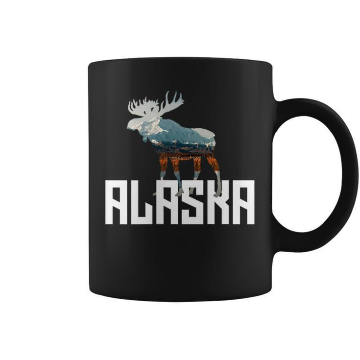 Moose Alaska Last Frontier Alaska Bear Coffee Mug