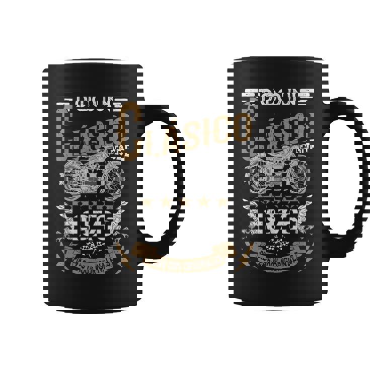 Motero Todo Un Clásico Nacido En 1976 Cumpleaños Taza de café