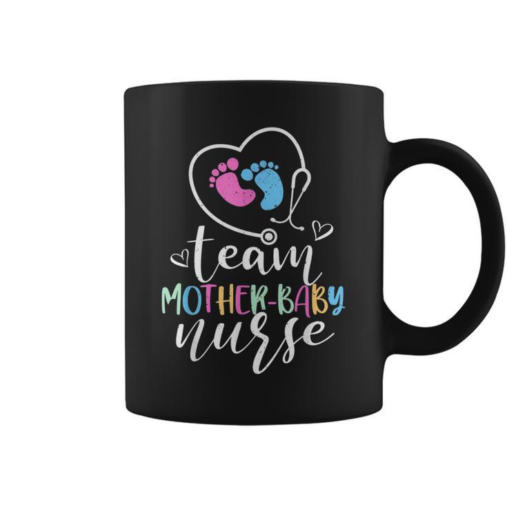 Mother Baby Nurse Team Tiny Humans Rn Nursing Mother Coffee Mug