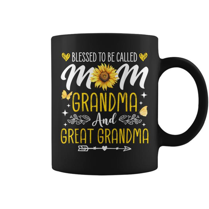 Mother's Day Blessed To Be Called Mom Grandma Great Grandma Coffee Mug