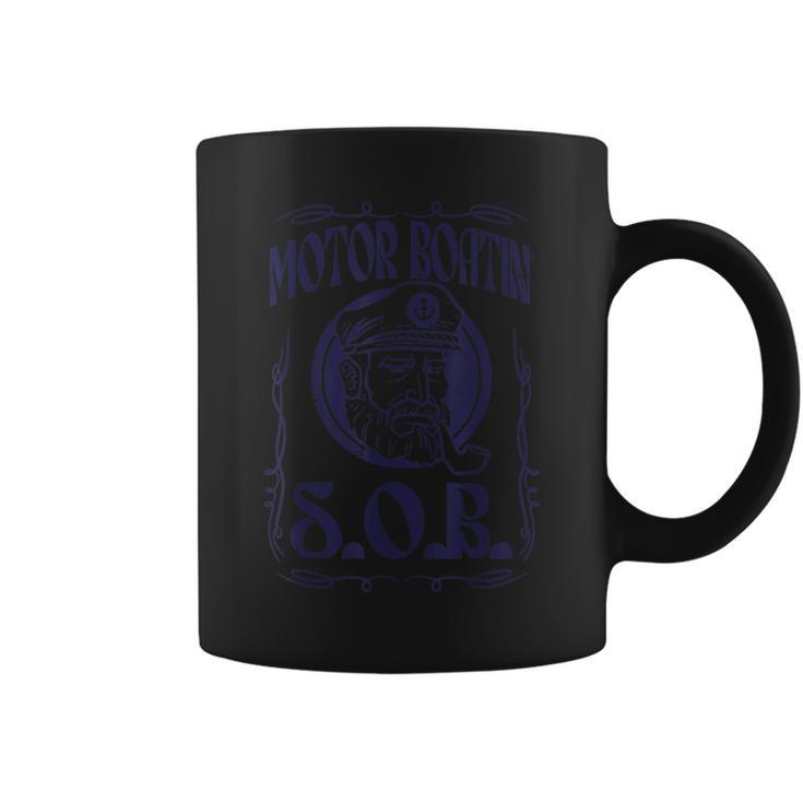 Motor Boating Sob Motorboat Humor Captain Owner Men Coffee Mug