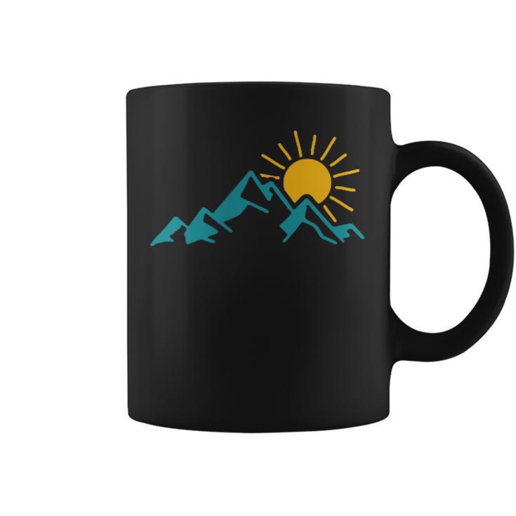 Mountain Hiking Rock Climbing Camping Outdoor Hiker Camper Coffee Mug