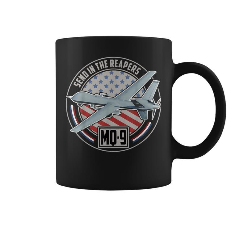 Mq-9 Reaper Uav Us Military Drone Us Patriot Coffee Mug