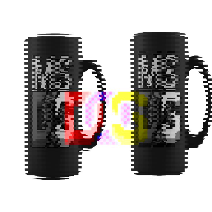 Ms-Dos Iconos Retro Taza de café