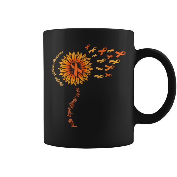 Ms Warrior Faith Hope Fight Multiple Sclerosis Awareness Coffee Mug