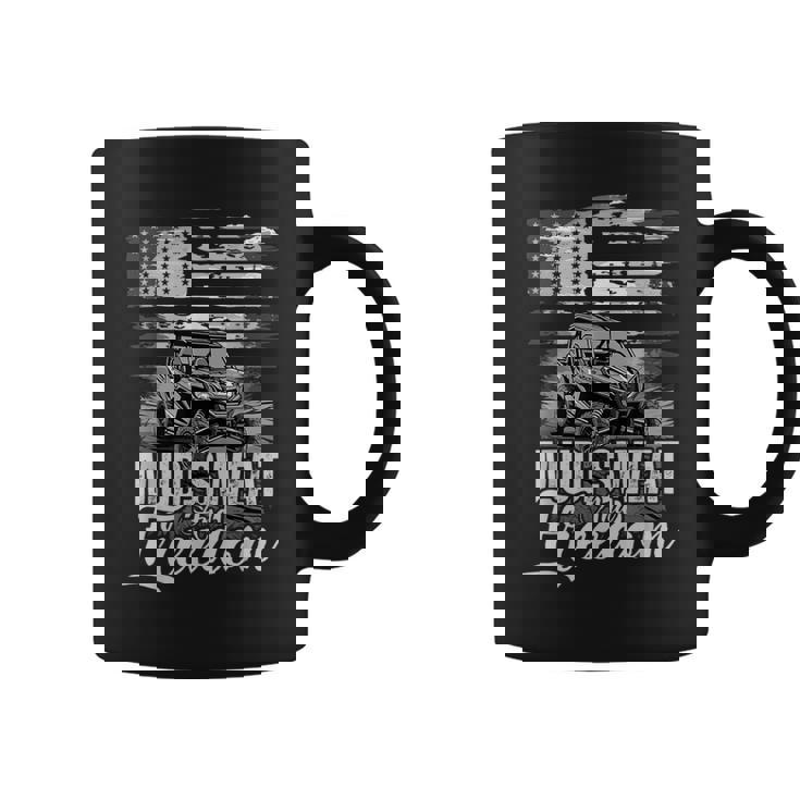 Mud Sweat And Freedom Patriotic American Offroad Sxs Utv Coffee Mug