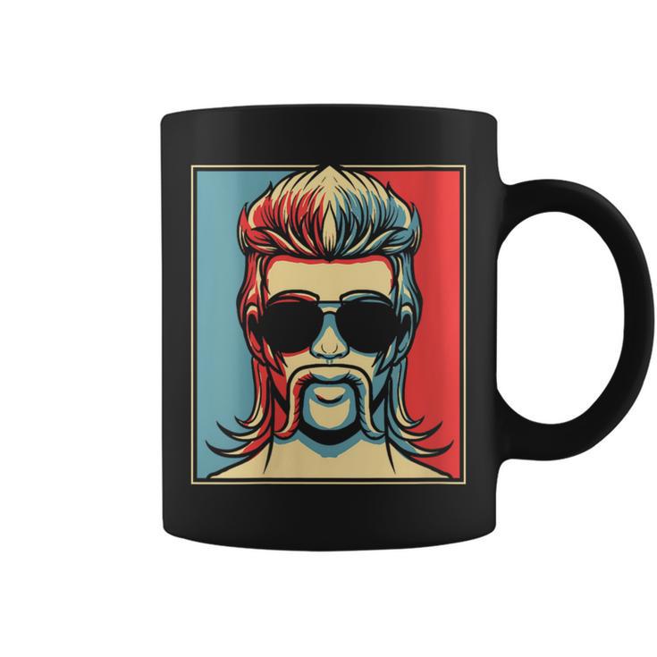 Mullet Poster Pride Redneck Mullet Coffee Mug