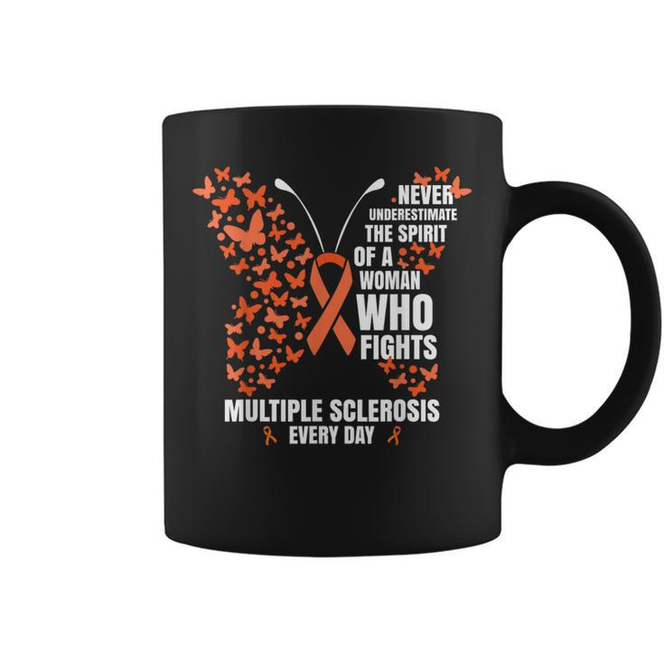Multiple Sclerosis Butterfly Ms Warrior Women Coffee Mug