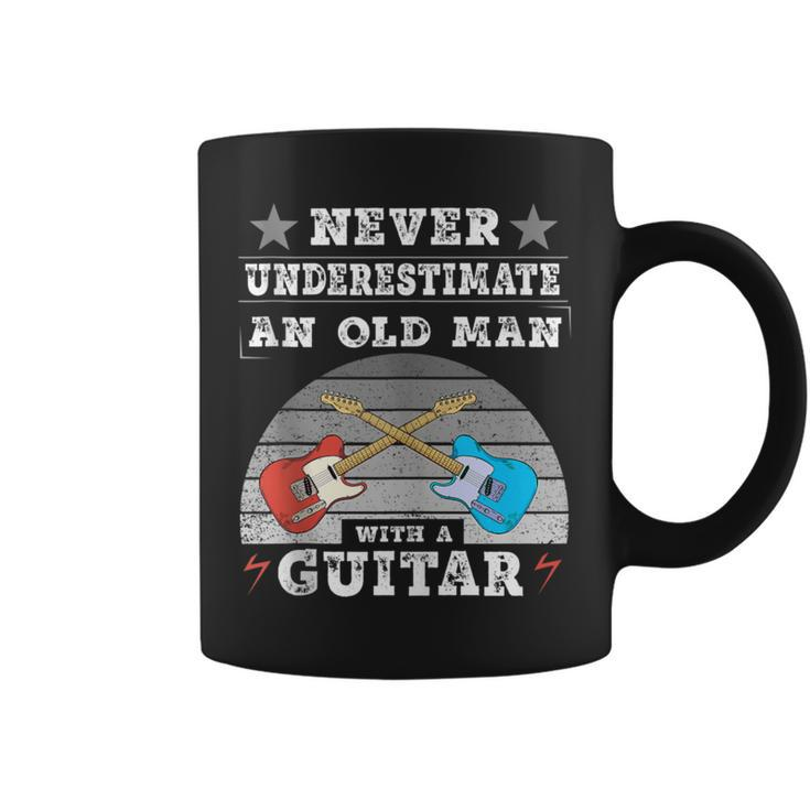Musician Man Never Underestimate An Old Man With A Guitar Coffee Mug