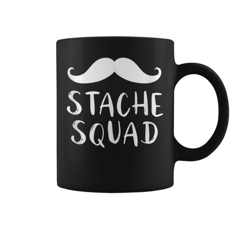 Mustache Stache Squad Group Costume Coffee Mug