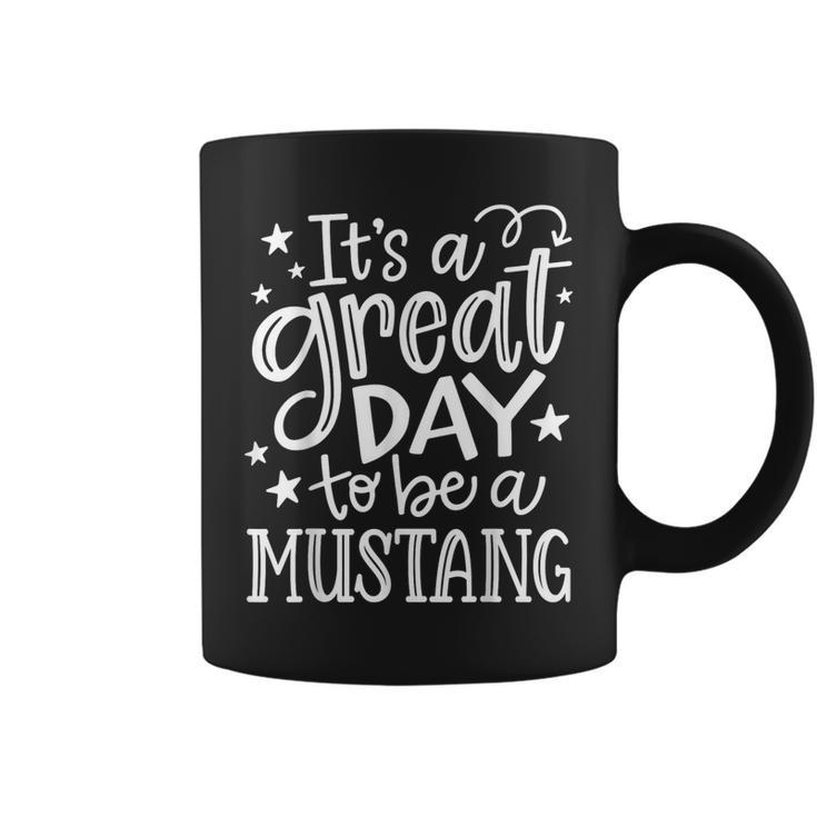 Mustangs School Sports Fan Team Spirit Great Day Coffee Mug