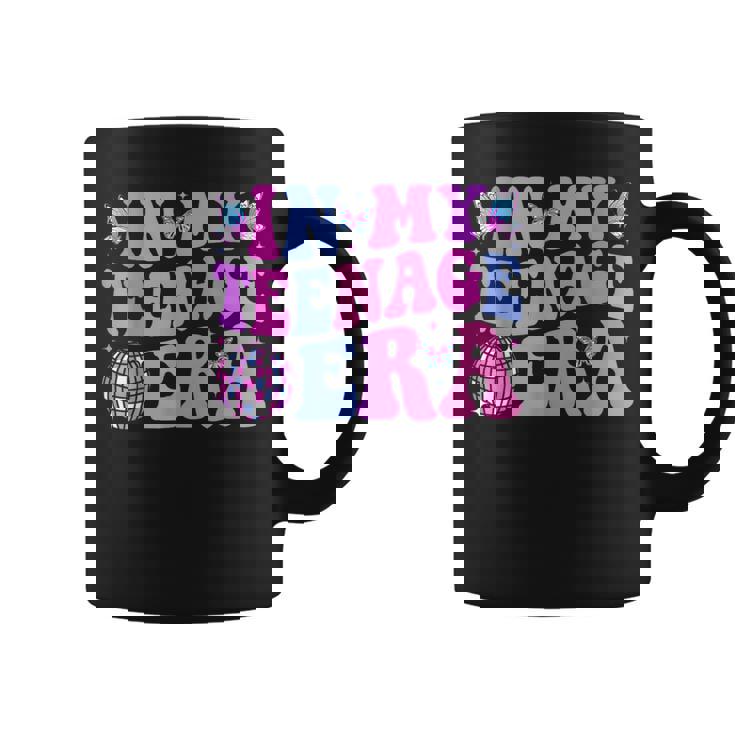 In My Nage Era Groovy Nager 13Th Birthday 13 Years Coffee Mug