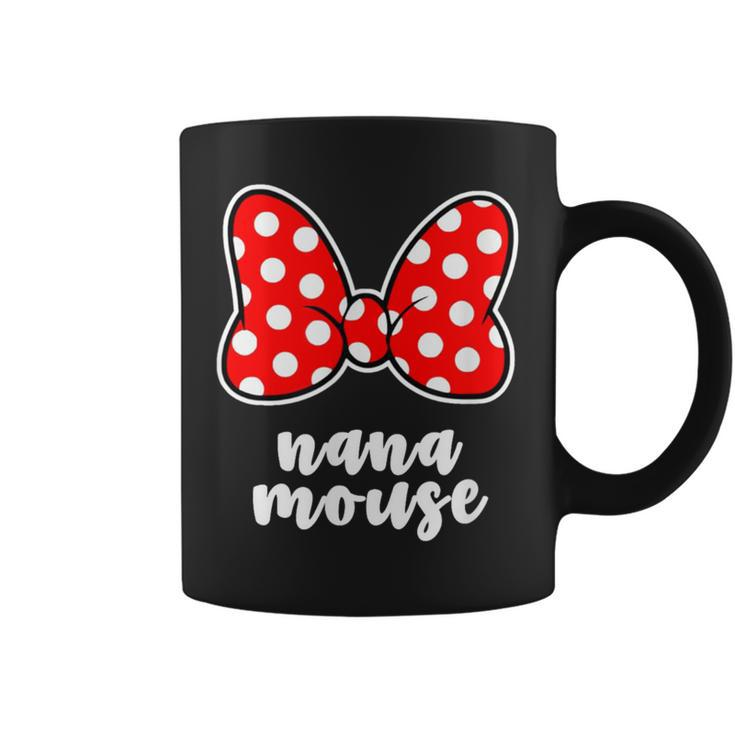Nana Mouse Family Vacation Bow Coffee Mug