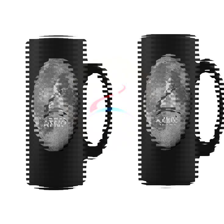 Nasa Artemis Moon Cuello Taza de café